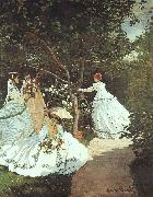 Claude Monet Women in the Garden France oil painting reproduction